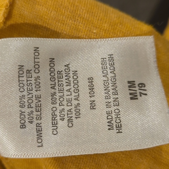 ⛸️NHL Official Licensed BOSTON BRUINS Women's Yellow Long Sleeve Shirt - Picture 5 of 7